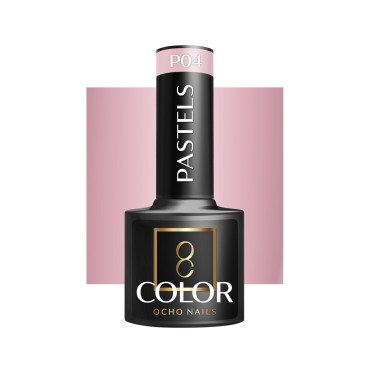 OCHO NAILS hibrid körömlakk pasztell P04 - 5 g — elölnézet