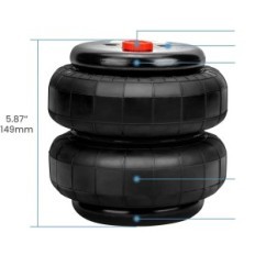 Maxpeedingrods 2500lbs, 1/2 'Airbag pour Ford-GMC et RAM, 2 PCS.