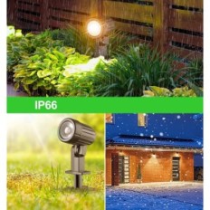 Solar Lamp Stuck Cly SL-SP06, IP66, 2700K-6000K, svart 26,5 cm 6 stk.