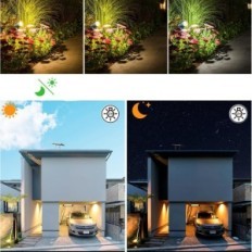 Solarna svetilka STUCK CLY SL-SP06, IP66, 2700K-6000K, Black 26,5 cm 6 kosov.