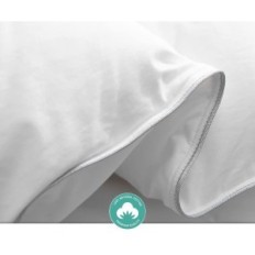 Quee APSMILE ALL-AN, 135 x 200 cm, avec fil d'oie et plumes, blanc