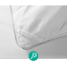 Quree Apsmile tutto l'anno, 135 x 200 cm, con filo interdentale e piume di oche, bianco