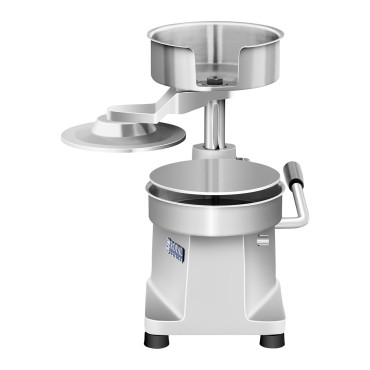 Manuell pressmaskin för hamburgare med hamburgare i genomsnitt 15 cm + 500 st. Pappersskivor