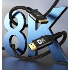 HDMI ETSEINRI ET-8KHD-15m 15m 8k 4k kaapeli, 4k 120 Hz, 8k 60 Hz, Earc HDCP