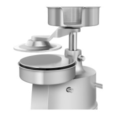 Presse manuelle pour hamburgers de 15 cm de diamètre + 500 pièces de cercles en papier