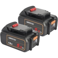 Batterie amovible WTL 2 X DCB200, 5,5 AH, 5500 MAH, 18 V, Dewalt