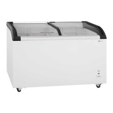 Trade shower freezer with a castle and a glazed mountain to -25deg C 355L