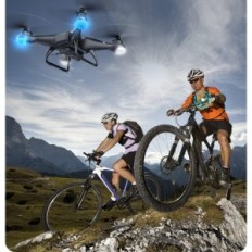 DRON HOLY STONE HS110G with HD 1080p transmission, 2 batteries, with bag