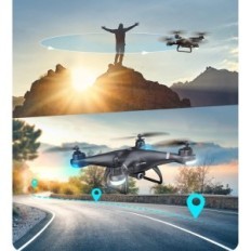 Dron Holy Stone HS110g HD 1080P -lähetyksellä, 2 paristoa, laukku