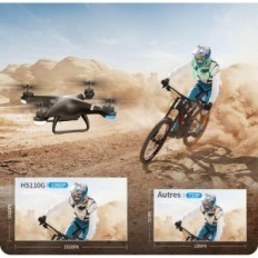 Dron Holy Stone HS110G med HD 1080p-överföring, 2 batterier, med påse