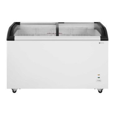 Obchodný sprchový mrazák s hradom a glzné horu na -25deg C 355L