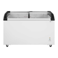 Handel Bruser Fryser med et slot og et glaseret bjerg til -25Deg C 355L