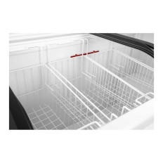 Handwerksdusche Gefrierschrank mit Burg und einem glasierten Berg bis -25DEG C 355L