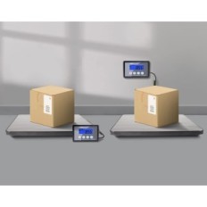 Digital Vekt Acct PS4-400IB 400 pounds, med batterier og USB-kabel som brukes