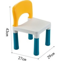 Lasten huonekalut APTOFUN 6 in 1, tuoli + pöytä 51 x 51 cm