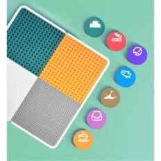 Un set di mobili per bambini Aptofun 6 in 1, sedia + tavolo 51 x 51 cm