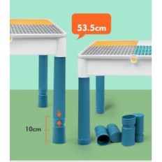 Um conjunto de móveis infantis Aptofun 6 em 1, cadeira + Tabela 51 x 51 cm