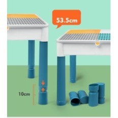 Een set kindermeubilair APTOFUN 6 in 1, stoel + tafel 51 x 51 cm