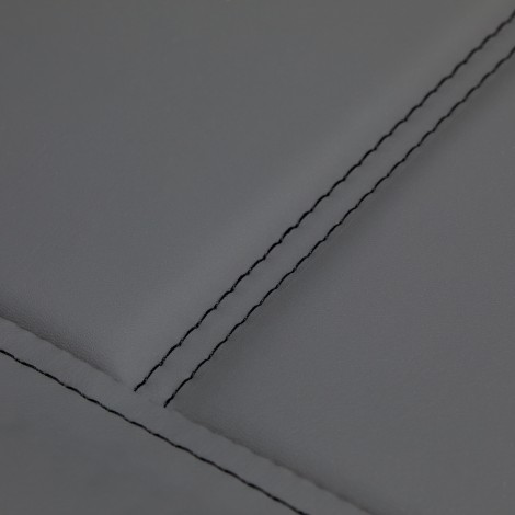 Ηλεκτρική καρέκλα καλλυντικών SILLON Lux 273b με 3 μοτέρ σε γκρι με βάση γκρι — κοντινή επιφάνεια
