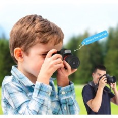 Digitální fotoaparát moreximi pro děti, IPS 2,4 ", 1,77: 1, černá