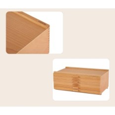 Gabinete artístico de madera Viswin con 6 cajones