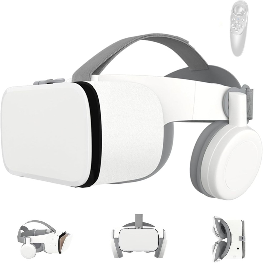 Un ensemble de réalité virtuelle Bobovr Z6 pour téléphones 4.7-6.2'', blanc, utilisé