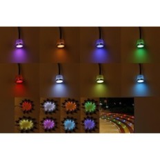 Lámpara de pie Indarun IP67, 45 mm, acero inoxidable, RGB, 20 PCS.