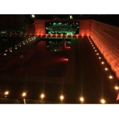 Grindų lemputė Indarun IP67, 45 mm, nerūdijantis plienas, RGB, 20 vnt.