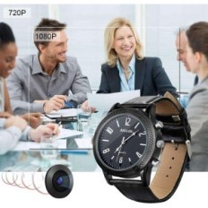 Mandlige Intelligent Watch Menborn Attiude med Bluetooth og Mini Camera 1080p