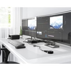 KVM KCEVE KC-KVM202AS kontroler za 2 računala, 4XUSB 3.0, 4K @ 60Hz 2K @ 144Hz