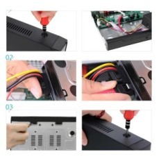 SecULNIK NVR1108PK-P8 8-channel video recorder, 1080p / 3MP-8MP