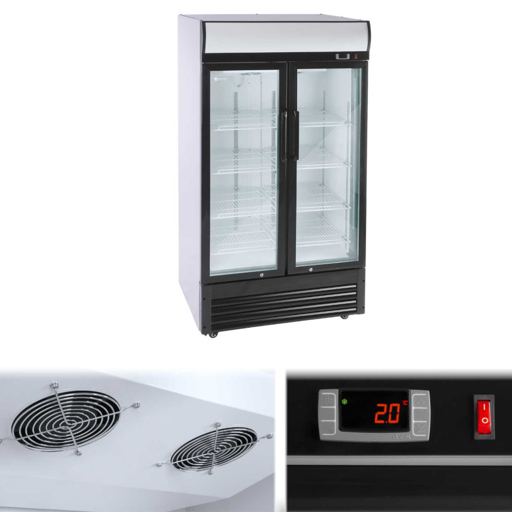 Frigorífico Refrigerador Ropa de enfriamiento Doble glaseado 2-8DEG C 630L