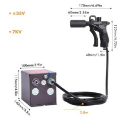 YuchengTech 7KV + Hochspannungsgenerator-Ioning-Waffe