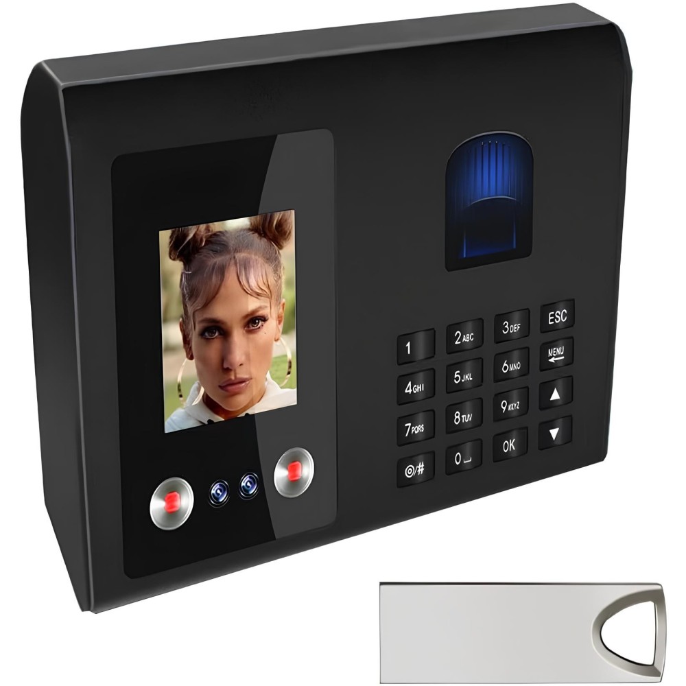 Biometrisk intercom Mikoniya FA01 H med fingeraftryk, 500 ansigt, brugt