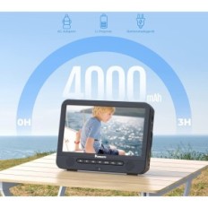 DVD grotuvas Navisauto PB1002B-N1 Blu-ray automobiliams 2 ekranai 10,1 ''