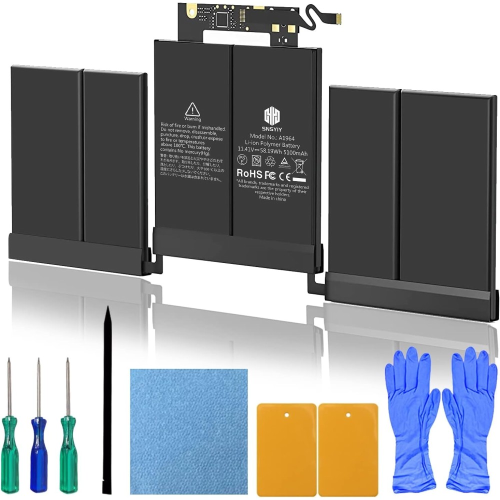 SNSYIY A1964 til MacBook Pro 13, 5086 mAh, 11.4V