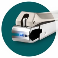 Professionella nagelskärare mr. Grön, 71x13 mm, rostfritt stål