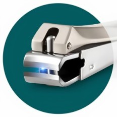 Profesionální řezačky nehtů mr. Zelená, 71x13 mm, nerezová ocel