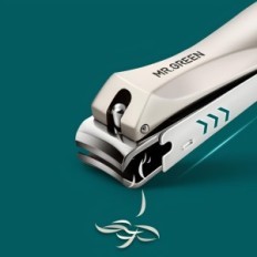 Professional nail cutters MR. Roheline, 71x13 mm, roostevaba teras