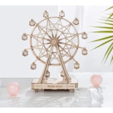 3D konstruktorski model Robotime Devil Mill 232 Elementi, 28 x 10 x 34 cm