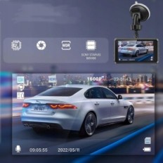 Miden S7 2.5K car recorder, front and rear camera, SD 64 GB Exhibition