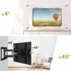 Mount XML008-1K-03 Væghåndtag til 37-90 "VESA 600x400mm, op til 60-68 kg