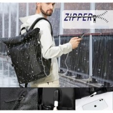 Backpack usada 27l em um 15,6 'laptop "Lichpack de negócios L com porta USB 8448 e bolso anti-roubo