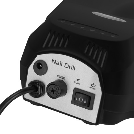 Activ Power nagelboormachine J202 zwart 65W — achteraanzicht
