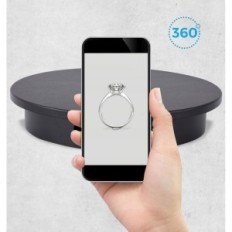 Baoshishan NJ-001 περιστροφικό τραπέζι, 40 kg / 40 cm, 360 °, 220V που χρησιμοποιήθηκε