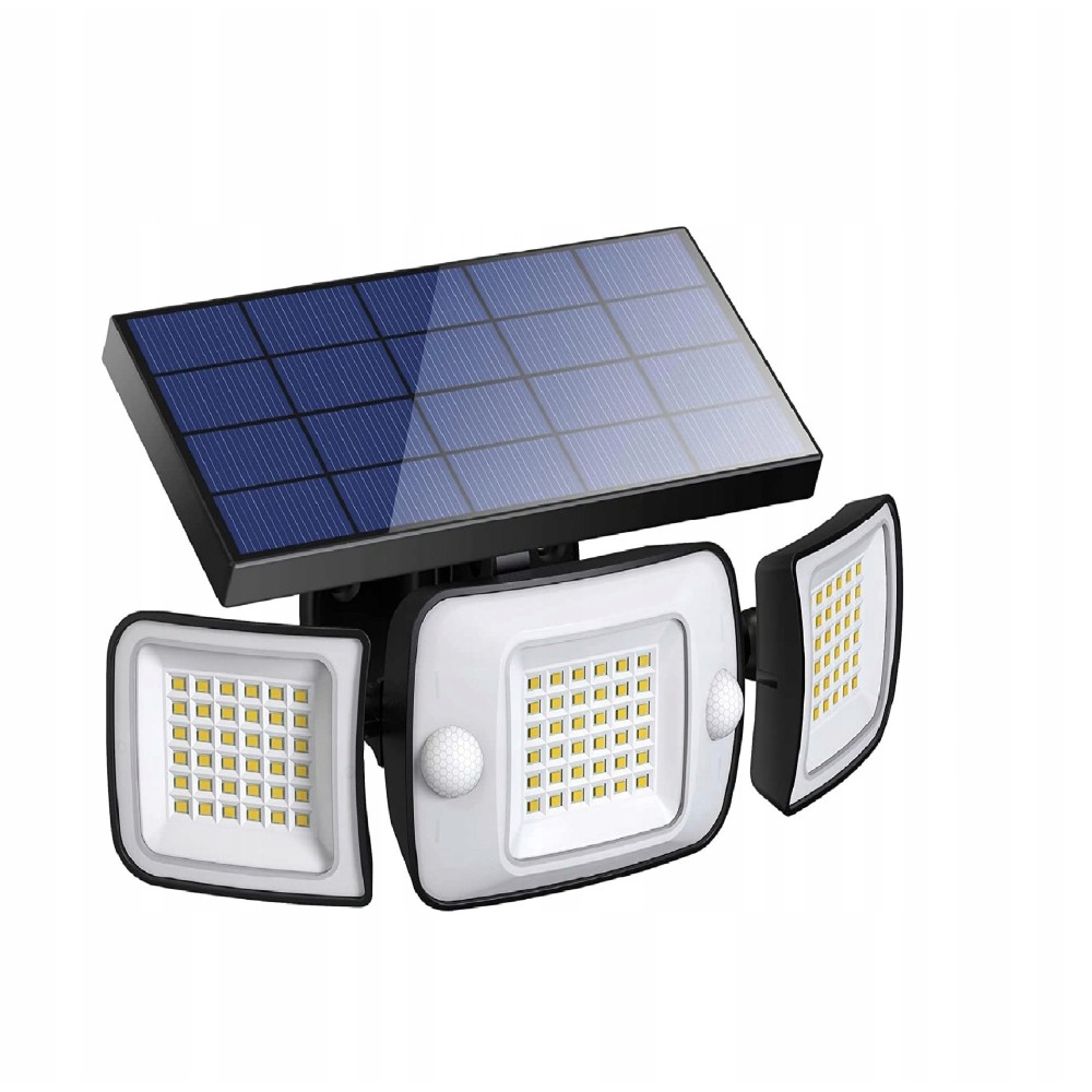 Intelash-Solarlampe mit Bewegungssensor, 6000 mAh, IP65, 1200 lm verwendet