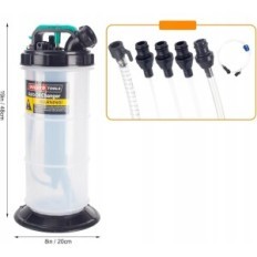 Skimmer de óleo Ouluto 5.3L manual, ferramenta para substituir o óleo do motor