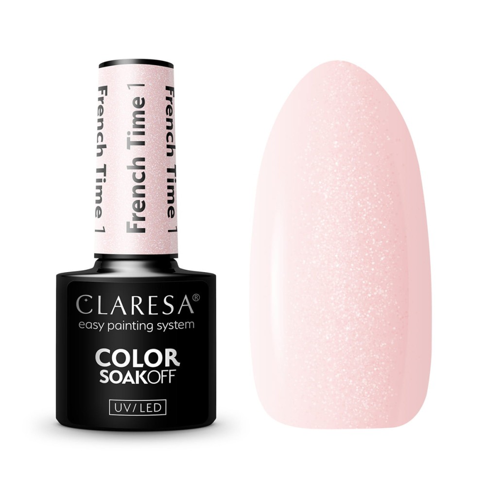 CLARESA French Time Hybrid Lakk 1 - 5g — együtt bemutatva