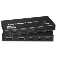 KVM-TENDAK DAV-071-BKUSB-C CONTROLER, 2 ks, 8k @ 60Hz, 4K @ 120Hz