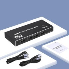 KVM-Spanak Dav-071-BKUSB-C Controller, 2 tk, 8K @ 60Hz, 4K @ 120Hz